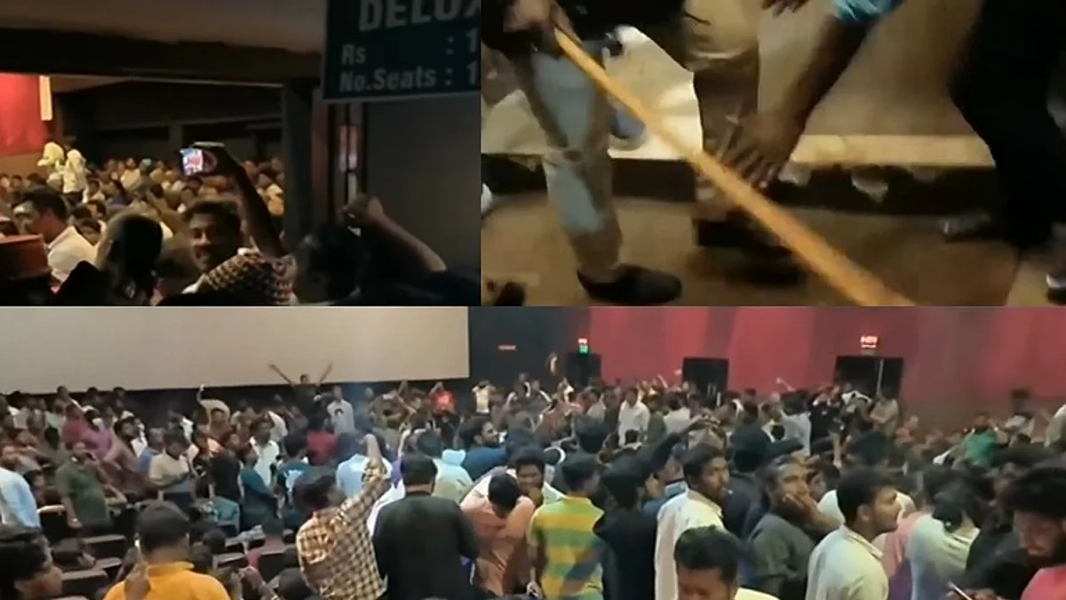 ரிலீஸானது துணிவு, வாரிசு படங்கள்; தியேட்டர்களில் மோதல்: போலீஸ் தடியடி