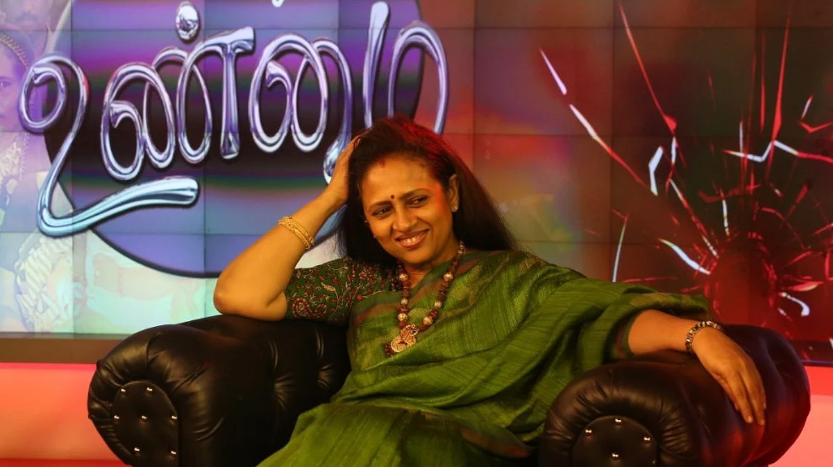 ‘சேராத கட்சியிலிருந்து எப்படி விலகுவேன்?’: லட்சுமி ராமகிருஷ்ணன் லகலக..!