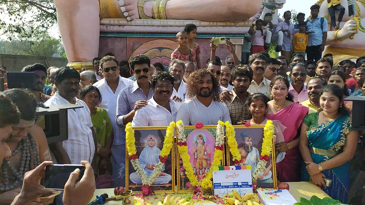 'அத்துமீறினால் யுத்தம்'- விருத்தாசலம் முனீஸ்வரன் கோயிலில் 'மாவீரா' படப்பிடிப்பு தொடக்கம்!