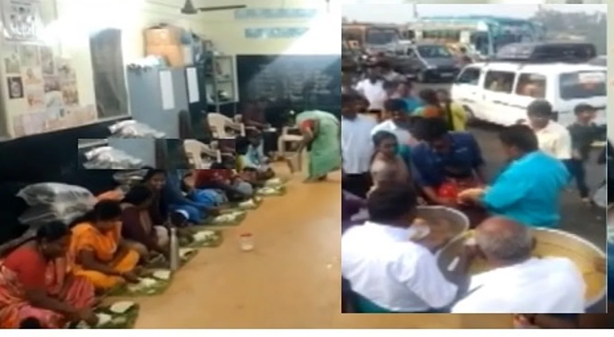 பள்ளிக்கூடத்தில் படையல்போட்ட தலைமையாசிரியர்: வீடியோவால் சிக்கிய ஆசிரியர்கள்