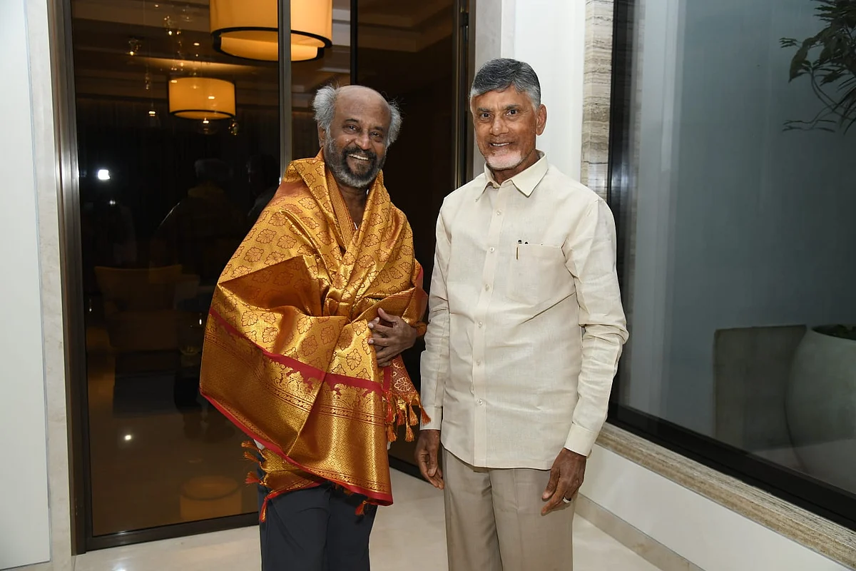 `தலைவரை சந்தித்தேன்'- ரஜினிகாந்த் குறித்து நெகிழ்ந்த சந்திரபாபு நாயுடு