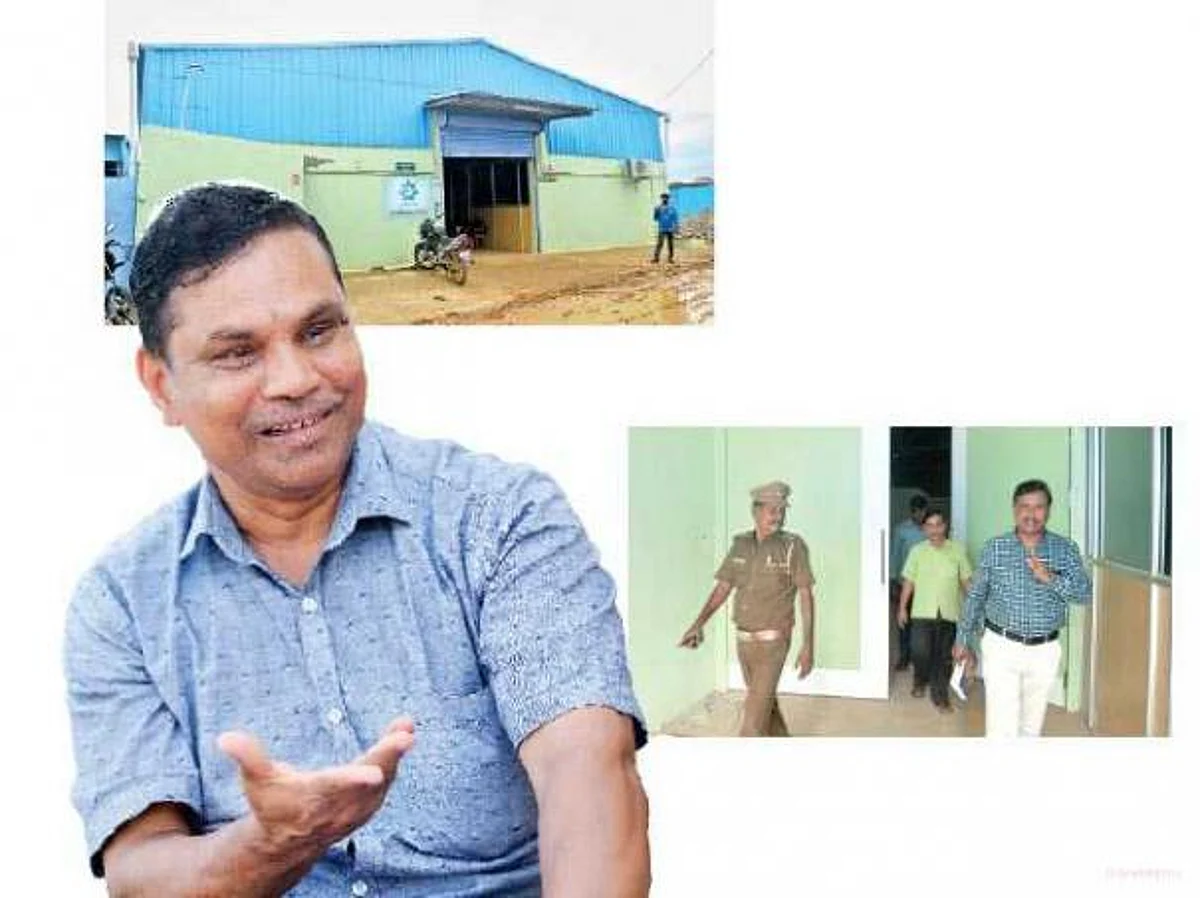 அது ஒண்ணுமில்லைங்க சார்... அழுக்குத் தண்ணி..!- படம்காட்டிப் பதுங்கிய (டி)ராமர் பிள்ளை
