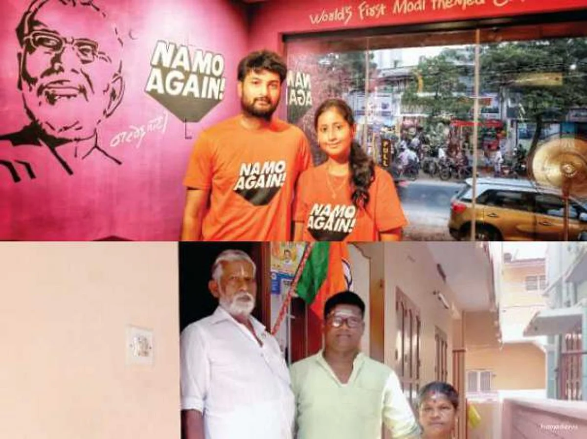 எனது குடும்பம் பாஜக குடும்பம்- அமித் ஷா வழியில் அனல் பறக்கும் நூதன பிரச்சாரம்!