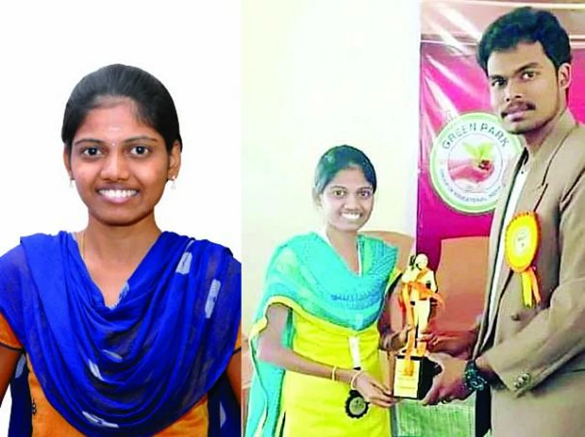 இப்படியும் ஒரு சாதனை!- தலைகீழாக தமிழ்ப் பேசும் மனோன்மணி