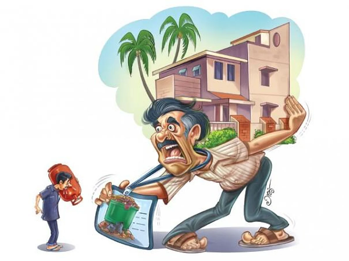 அதோ அந்த குப்பைத் தொட்டி வீடு!