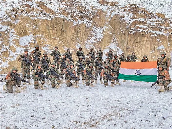 पूर्वी लद्दाख स्थित गलवान घाटी