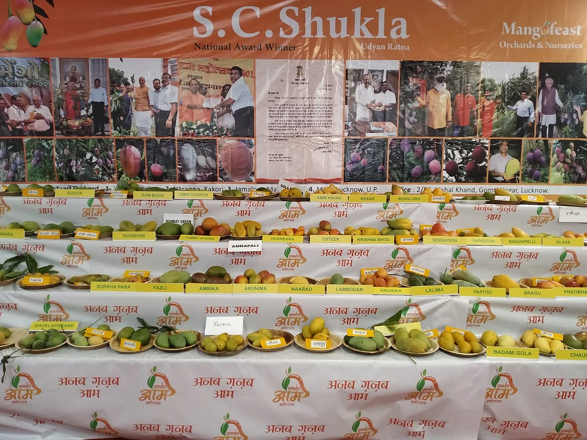 राष्ट्रीय पुरस्कार विजेता, बागवानी विशेषज्ञ एससी शुक्ला का स्टॉल