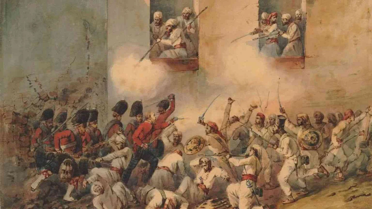 1857 का भयंकर युद्ध