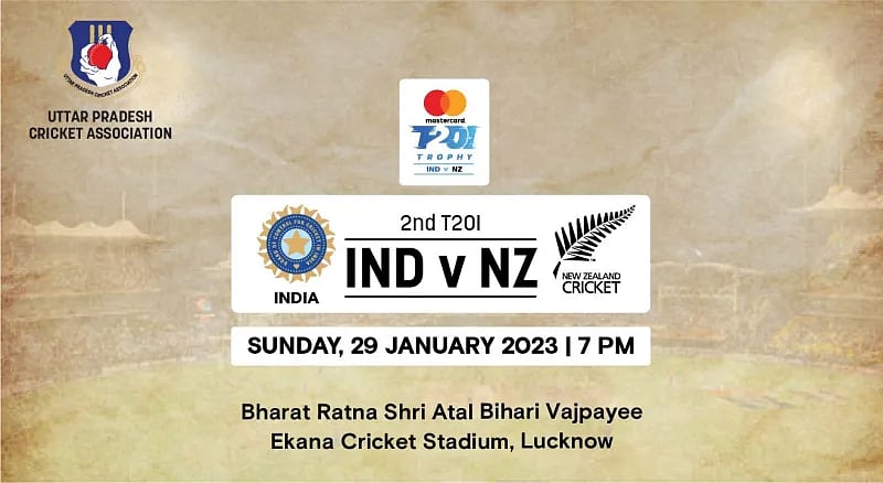 Lucknow's Ekana stadium to host IND vs NZ T20I on Jan 29; Check ticket prices here - Vimarsana News
