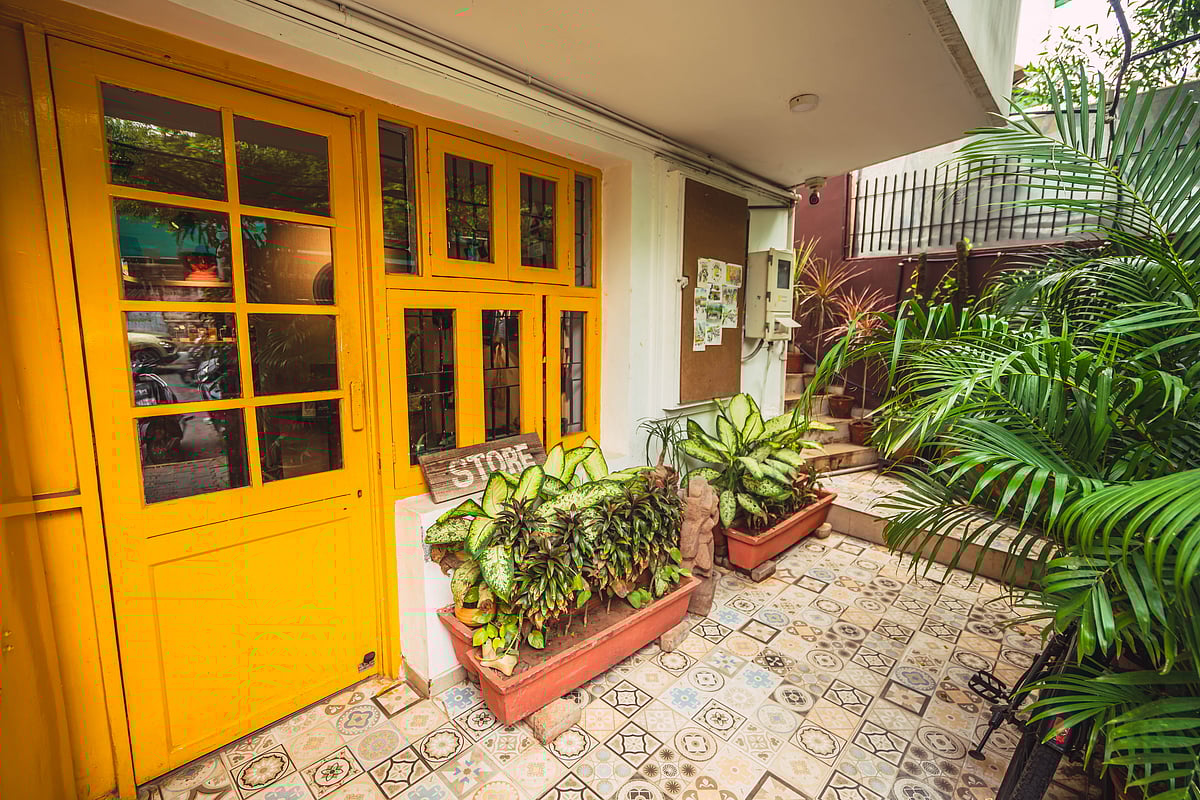 Cafe Charm and Community Love The Greenstraw House on the Riverfront Ahmedabad