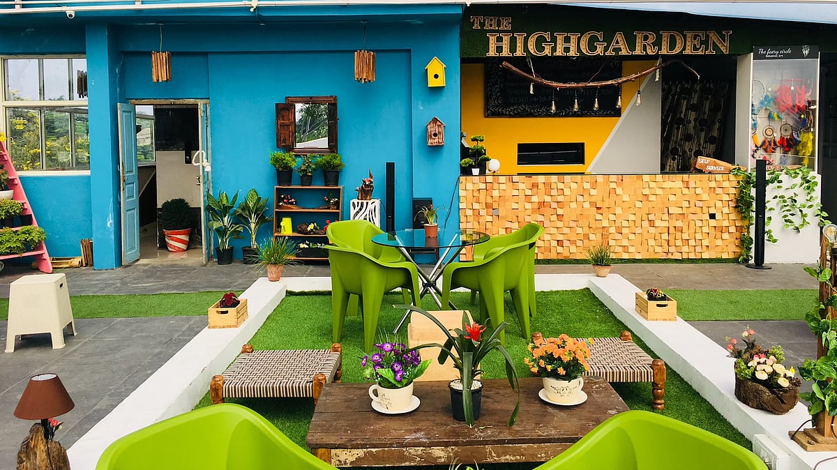 Bookmark The High Garden in Indore for a cozy rooftop cafe experience