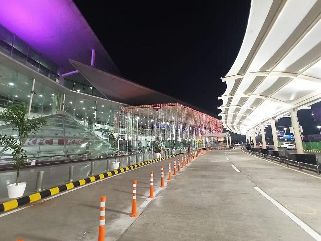 lucknow airport solar lighting project