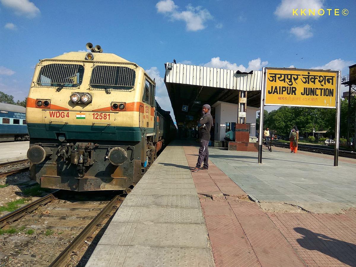 First electric train from Sawai Madhopur arrives in Jaipur on Monday!