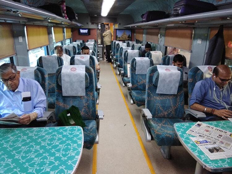 executive chair car double decker