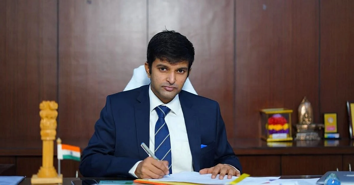 IAS D. Krishna Bhaskar from Rajanna-Sircilla district of Telangana