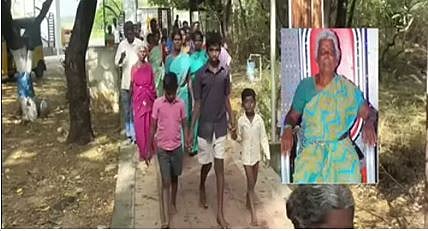 3 சென்ட் இடத்திற்காக மண்ணெண்ணெய் ஊற்றி எரிக்கப்பட்ட பெண் - மாவட்ட ஆட்சியரிடம் மனு