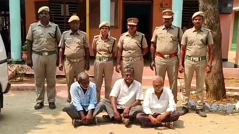 Rasipuram whale Saliva smuggling arrest