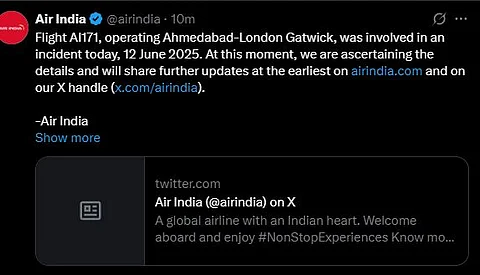 AIR INDIA FLIGHT CRASH