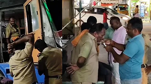 “நான் தான் ஓட்டுவேன்” - பேருந்து நிலையத்தை சுற்றி வந்து.. பயணிகளுக்கு உயிர் பயத்தை காட்டிய ஓட்டுநர்!