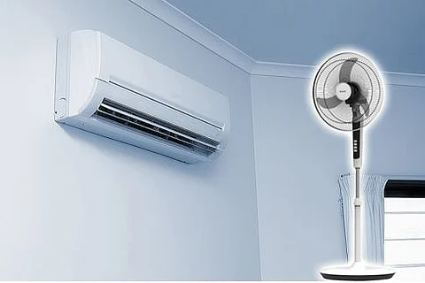 can you use ac and fan in same time