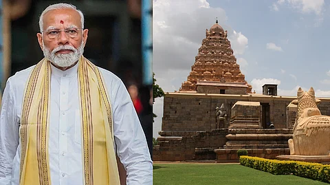 “கங்கைகொண்ட சோழபுரத்திற்கு பிரதமர் வருகை” - பலப்படுத்தப்பட்டு ஐந்தடுக்கு பாதுகாப்பு!