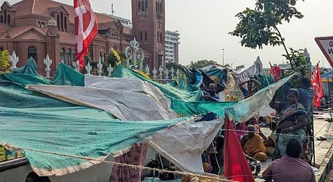 sanitation worker protest