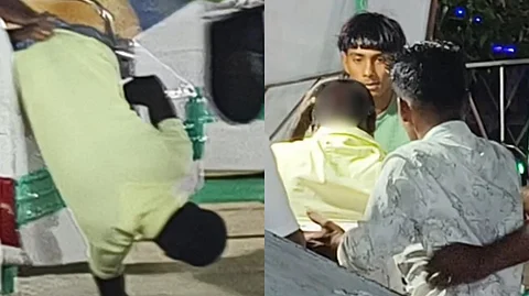 man fell from giant wheel