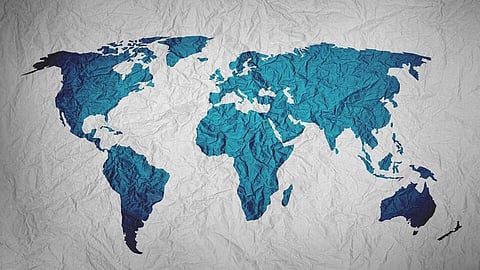 world map