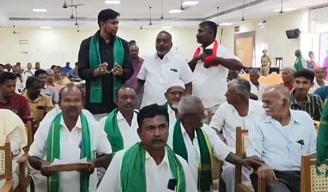 tenkasi farmers protest news in tamil