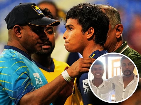 dunith wellalage  fathere demise during the match