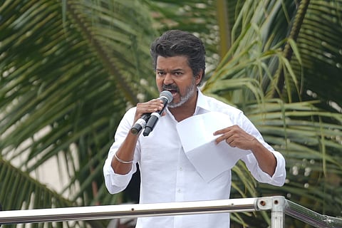 Vijay in nagapattinam 