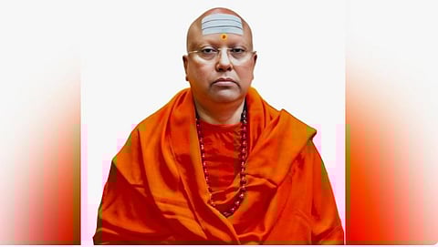 Saraswati as a monk of the Sanatna Vedik 