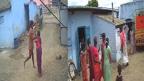 man beats his mother in law 