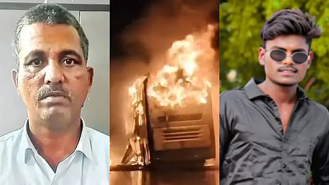 andhra bus fire news update