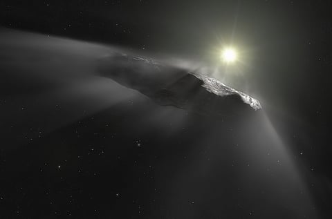 Mysterious object that passed through the solar system