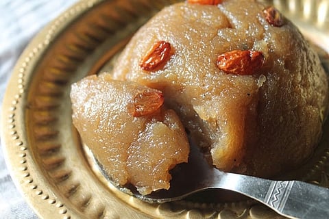 wheat halwa