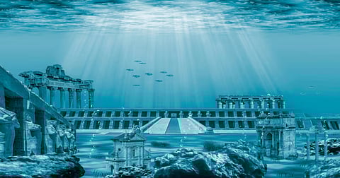 destruction of the city of Atlantis