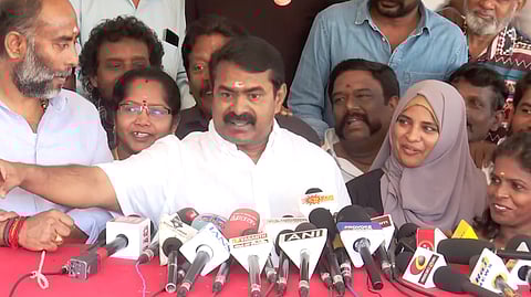 "என் உண்மையான எதிரி யார்?.. விஜய்யை குறைத்து மதிப்பிட முடியாது" - விஜயகாந்த் நினைவிடத்தில் சீமான் சுளீர்!