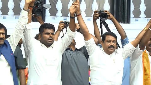 "இனி தான் எங்க ஆட்டம் ஆரம்பம்" - மேடையில் முழங்கிய நயினார், அண்ணாமலை! 