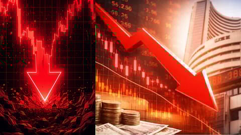 பங்குச்சந்தை ரத்தக் களரி! ரூ.30,00,00,00,00,000 அம்பேல்? நடுத்தர வர்க்கத்தின் கனவு கலைந்ததா? ஈரான் போரால் இந்தியாவிற்கு வந்த வினை!