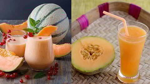 Muskmelon milkshake