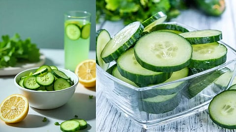 Cucumber healthy fruit
