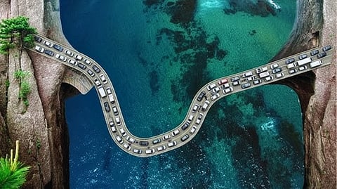 dangerous place to trip