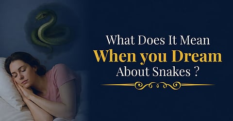 snake appearing in your dream