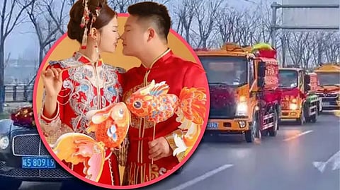 காலையில் 'மலம்' அள்ளும் வேலை - இரவில் 'மெர்சிடிஸ் பென்ஸ்' ரைடு!
திருமணத்தில் தனது கழிவு நீர் வாகனங்களை பயன்படுத்திய நெகிழ்ச்சி சம்பவம்