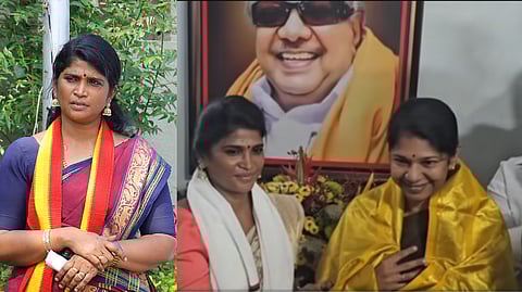 ajitha agnel in DMK