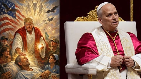 இயேசுவை போல் மாறிய டிரம்ப்! - போப் மீது அடுக்கடுக்கான குற்றசாட்டு 