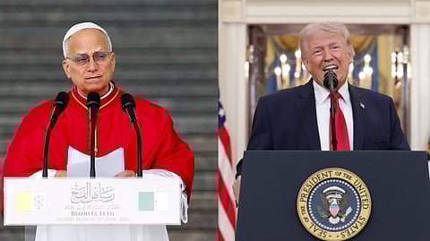 trump vs pope