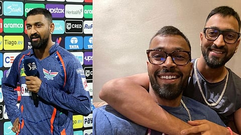 க்ருணால் பாண்ட்யா மற்றும் ஹர்திக் பாண்ட்யா 