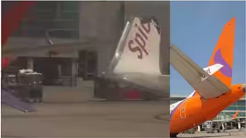 டெல்லி சர்வதேச விமான நிலையத்தில் விபத்து 